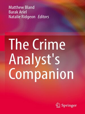 cover image of The Crime Analyst's Companion